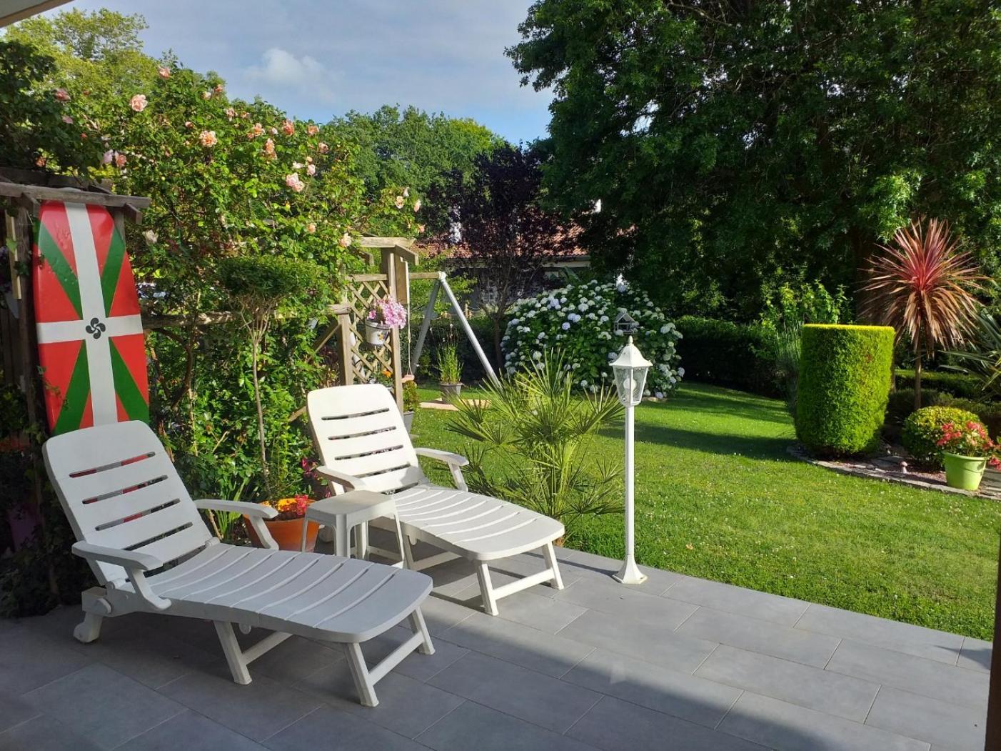 Апартаменты Rez-De-Jardin 50 M² Entre Biarritz Et Capbreton Ондр Экстерьер фото
